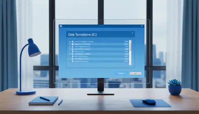 Disk Cleanup ile geçici dosyaların temizlenmesi