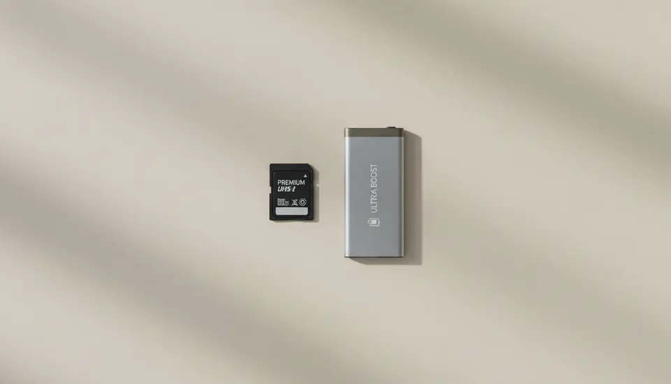 Yüksek hızlı microSD kart ve sağlıklı pil