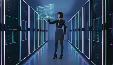 Mixtral 8x22B’nin MoE yapısını izleyen kadın mühendis
