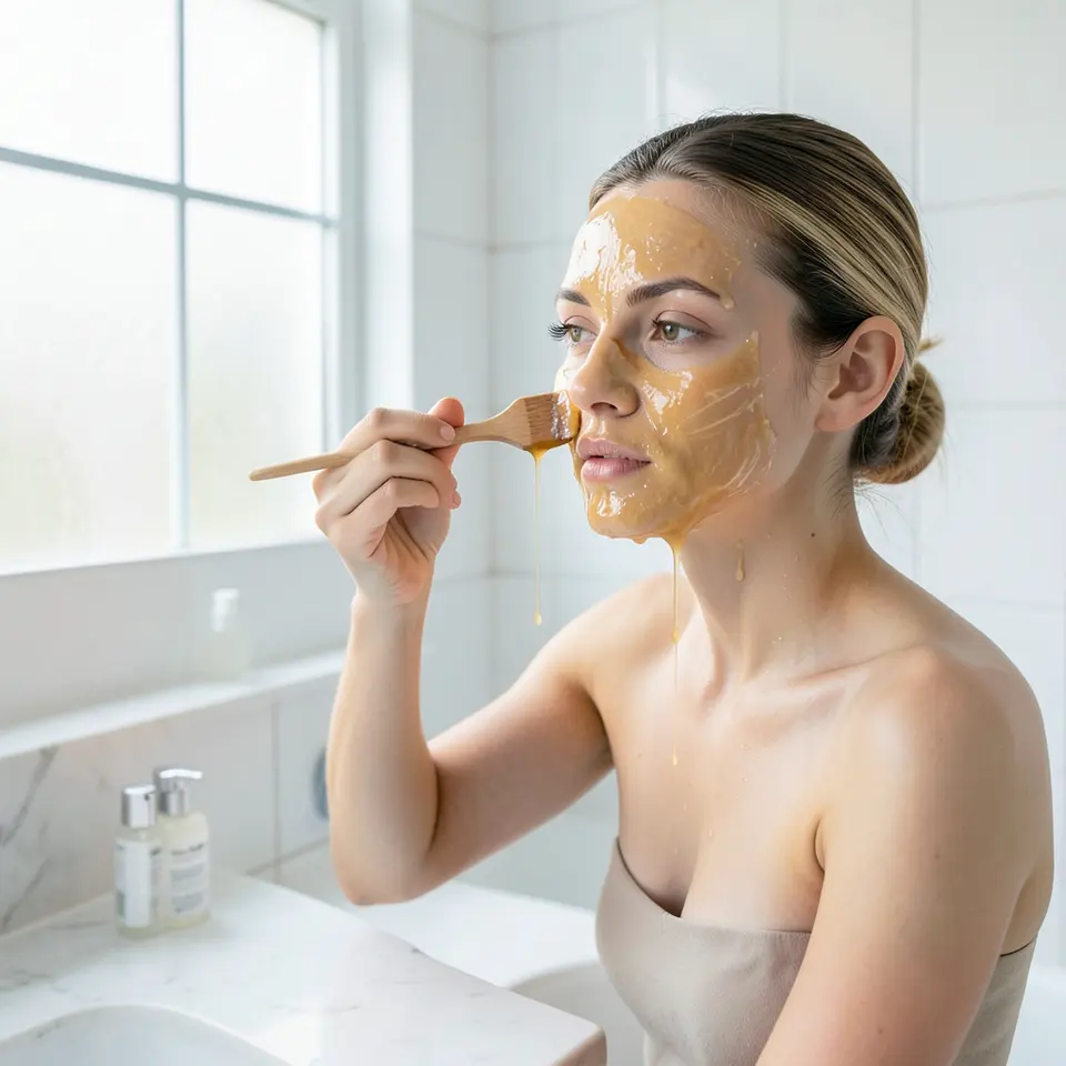 Honey acts as a natural humectant, locking in deep moisture for a glowing complexion.