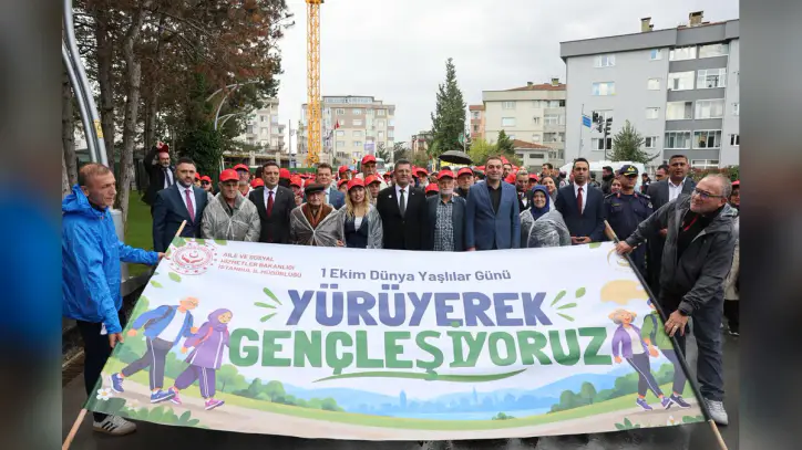 1 Ekim Dünya Yaşlılar Günü’nde Sağlık İçin Yürüyoruz