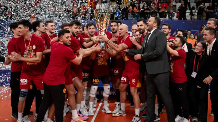 Voleybol Erkekler Şampiyonlar Kupası'nda zafer Galatasaray'ın!