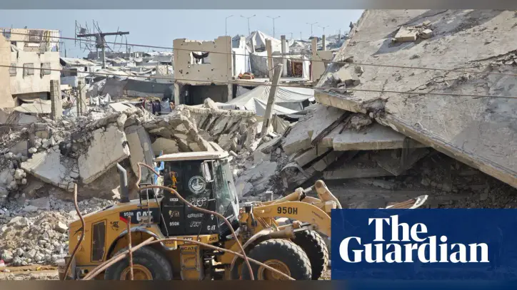 61m tonnes of rubble: Gaza aid workers face delicate task of clearing ruins concealing up to 10,000 bodies