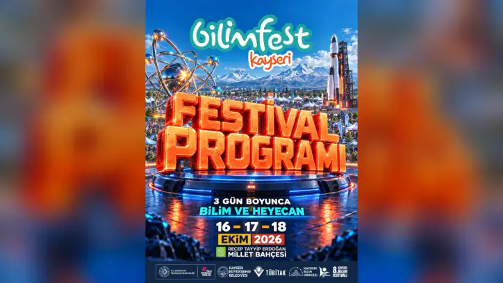 Bilim ve Teknoloji Şöleni Başlıyor: 8’inci BİLİMFEST Kayseri Kapılarını Açıyor