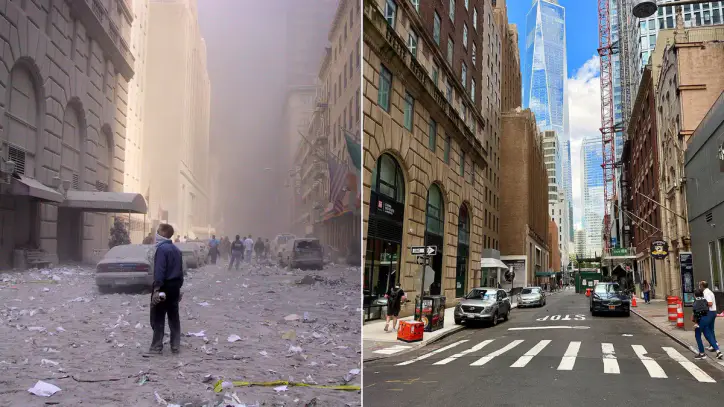 9/11 then and now: Photos show how the World Trade Center area has changed in 25 years