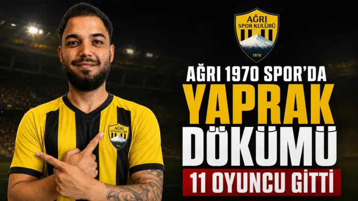Ağrı 1970 Spor’da Yaprak Dökümü: 11 Oyuncu Başka Takımlara Gitti | Ağrı Haber ve Haberleri