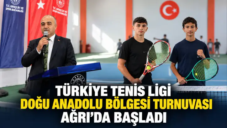 Ağrı Gençlik ve Spor İl Müdürlüğü Türkiye Tenis Ligi’ne Ev Sahipliği Yapıyor