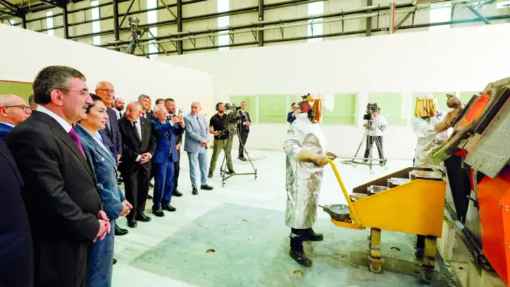 Ağrı'da altın üretimi başladı
