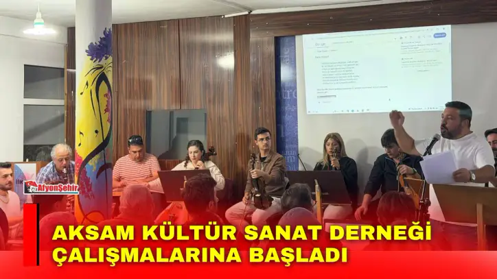 Afyonkarahisar’da kültür ve sanat alanında faaliyet gösteren AKSAM Kültür Sanat