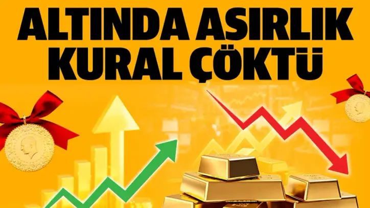 Altın fiyatlarında asırlık kural çöktü: Finans devleri yeni rotayı çizdi