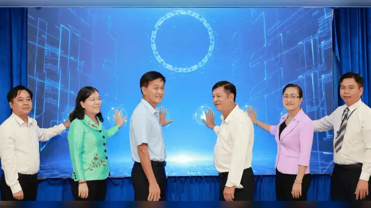 An Giang eyaletindeki ikinci sağlık istasyonu artık elektronik tıbbi kayıt sistemini kullanmaya başladı.