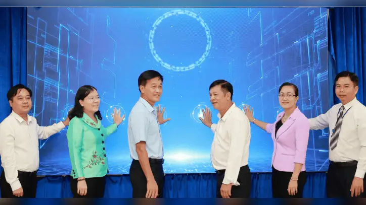 An Giang eyaletindeki ikinci sağlık istasyonu artık elektronik tıbbi kayıt sistemini kullanmaya başladı.