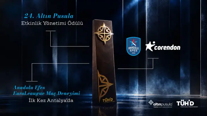 Anadolu Efes ve Corendon, Anadolu Efes – Bayern Münih maçı ile Altın Pusula’da “Etkinlik Yönetimi Ödülü” kazandı - HavaSosyalMedya
