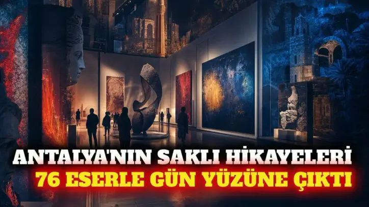 Antalya Kültür Sanat sergisi: 76 eser 18 Ekim'e