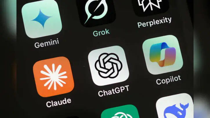 Artificial Intelligence icons internet AI app application