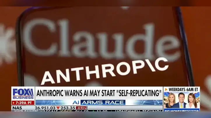 Anthropic warns of self-replicating artificial intelligence models as AI arms race heats up | Fox Business Video