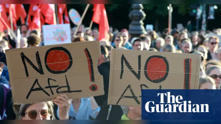 Anti-AfD protests sweep Germany as far right closes in on two more states
