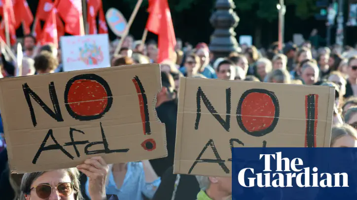 Anti-AfD protests sweep Germany as far right closes in on two more states