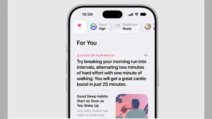 Apple's revamped Health app will calculate your 'health age' and readiness score | TechCrunch