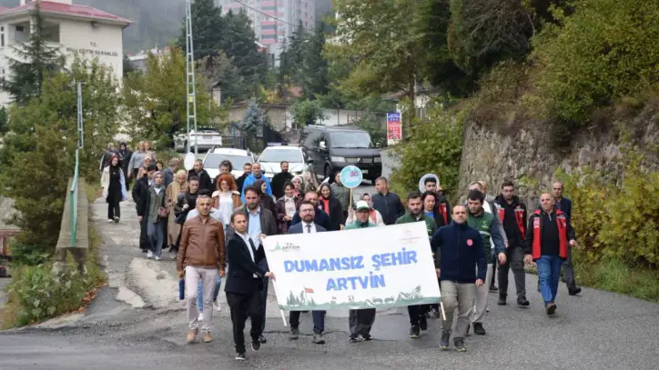 Artvin’de Sağlık İçin Yürüdüler