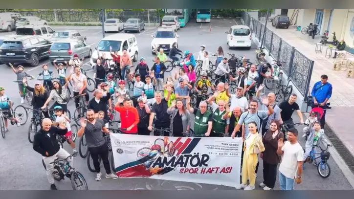 Aydın’da pedallar amatör spor için döndü