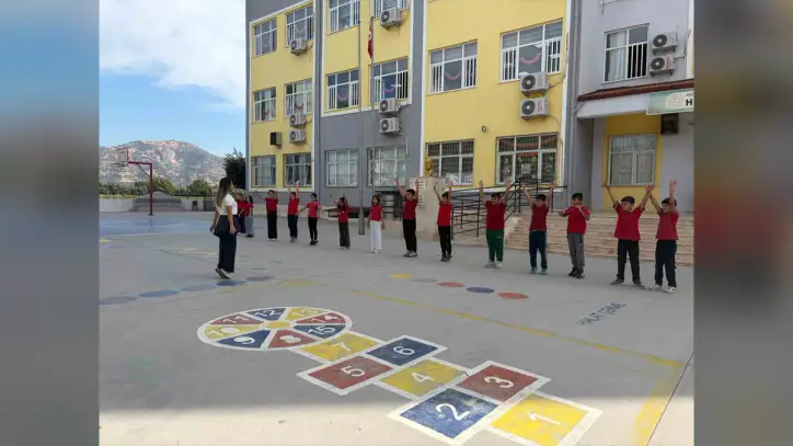 Aydın'da 4. sınıf öğrencileri Spora İlk Adım projesiyle spor alışkanlığı kazanıyor