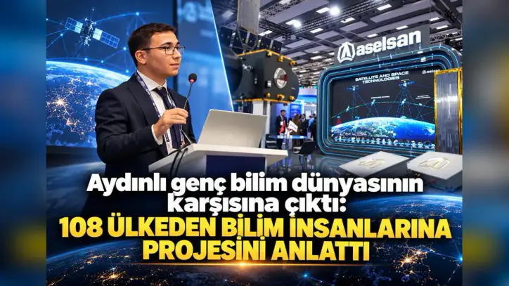 Aydınlı genç bilim dünyasının karşısına çıktı