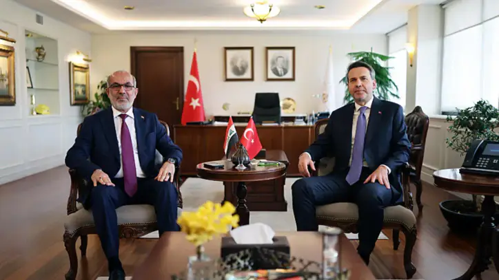 Bakan Bayraktar, Irak Petrol Bakanı Hüdeyir ile görüştü