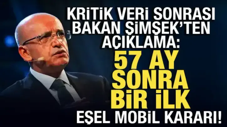 Bakan Şimşek: Yıllık enflasyon 57 ay sonra yüzde 30'un altına geriledi
