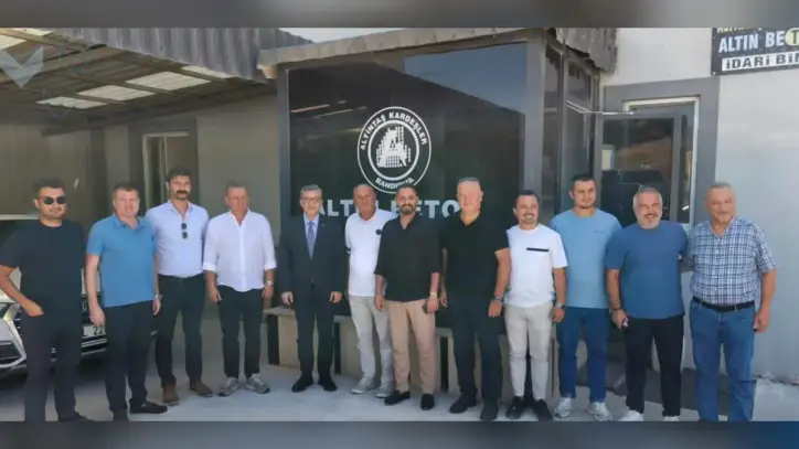 Bandırma Ticaret Odası heyeti ile firma yetkilileri arasındaki görüşmede sektörel