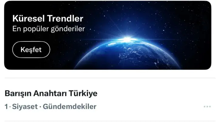 'Barışın Anahtarı Türkiye' dünyada gündem oldu