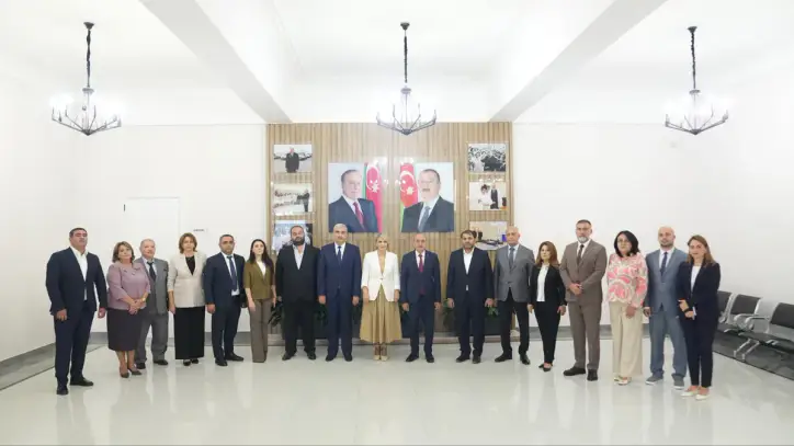 BAŞKAN SERT, BAKÜ’DE ÇALIŞMA ZİYARETİNDE BULUNDU