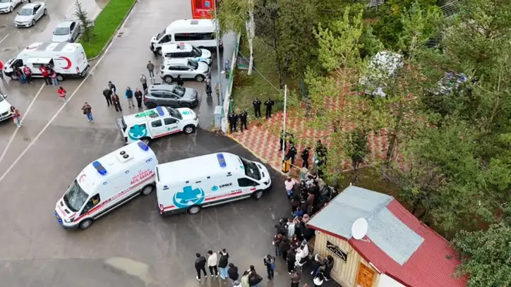 Bayburtta saglık ekiplerinden deprem tatbikatı