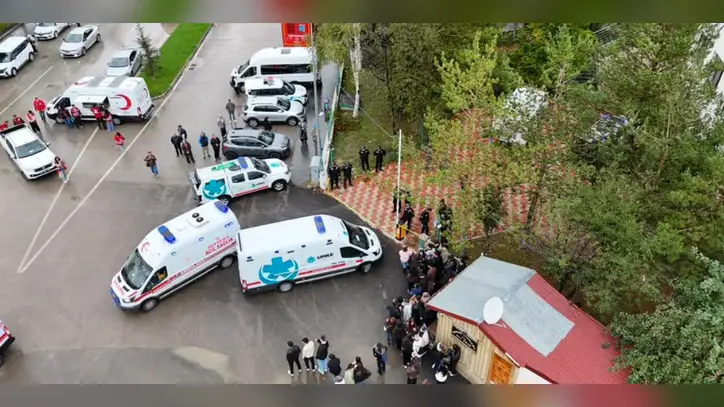 Bayburtta saglık ekiplerinden deprem tatbikatı