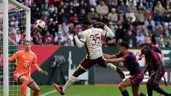 Bayern Münih 5. saniyede gol yediği maçta berabere kaldı!
