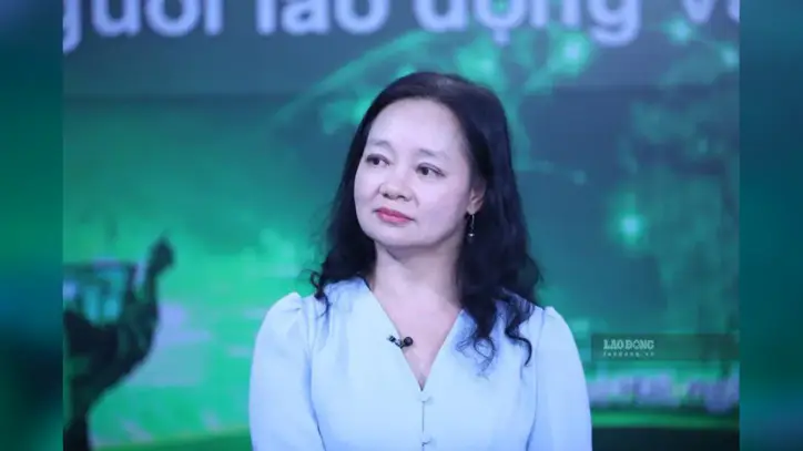 Sayın Nguyen Thi Lam Giang - Bilim, Teknoloji ve Dijital Dönüşüm Dairesi Müdürü (Sanayi ve Ticaret Bakanlığı). Fotoğraf: Hai Nguyen