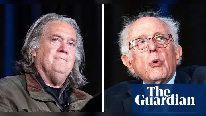 Bernie Sanders and Steve Bannon call for curbs on AI at ‘pro-human’ summit