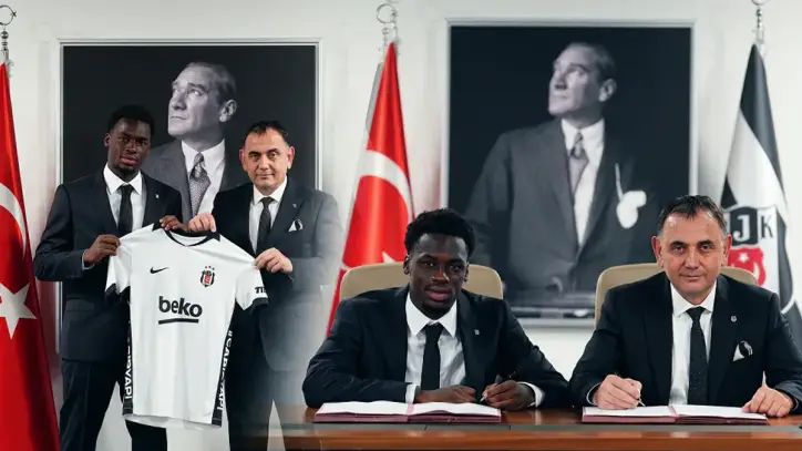 Beşiktaş Ernest Poku transfer açıklaması: Ernest Poku resmen Beşiktaş'ta