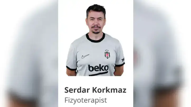 Beşiktaş'tan Fizyoretapist Serdar Korkmaz'ın sağlık durumuna dair açıklama: Hayati tehlikesi bulunmamaktadır