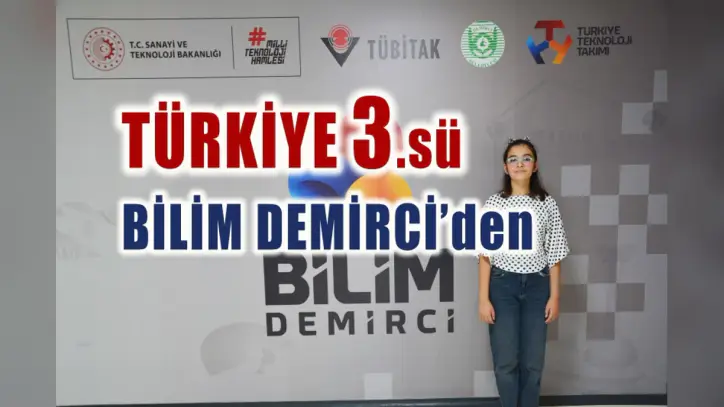 BİLİM DEMİRCİ’DEN TÜRKİYE DERECESİ