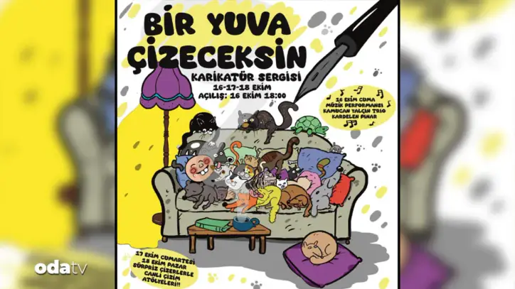 'Bir Yuva Çizeceksin' sergisi Beyoğlu'nda başlıyor
