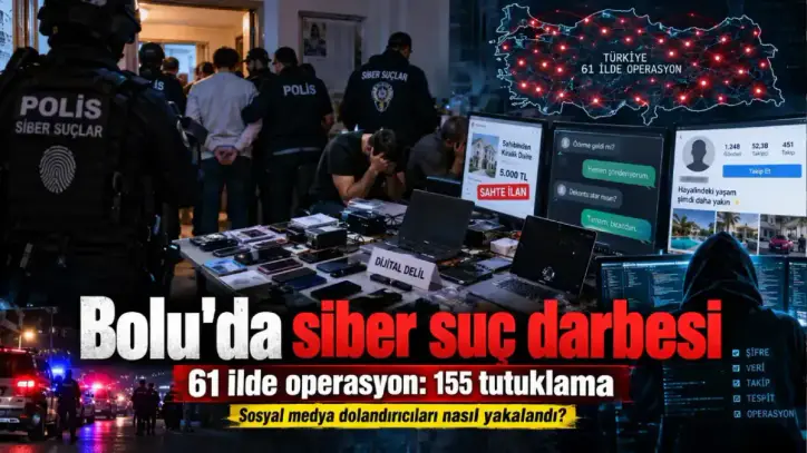 Bolu'da siber suç darbesi: Sosyal medya dolandırıcıları nasıl yakalandı?
