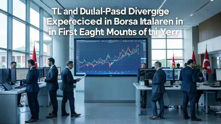Borsa İstanbul'da Yılın İlk Sekiz Ayında TL ve Dolar Bazlı Ayrışma Yaşandı