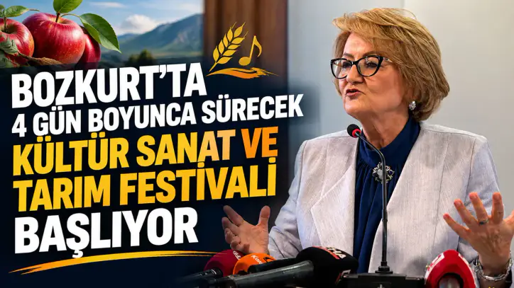 Bozkurt’ta 4 gün boyunca sürecek Kültür Sanat Ve Tarım Festivali başlıyor