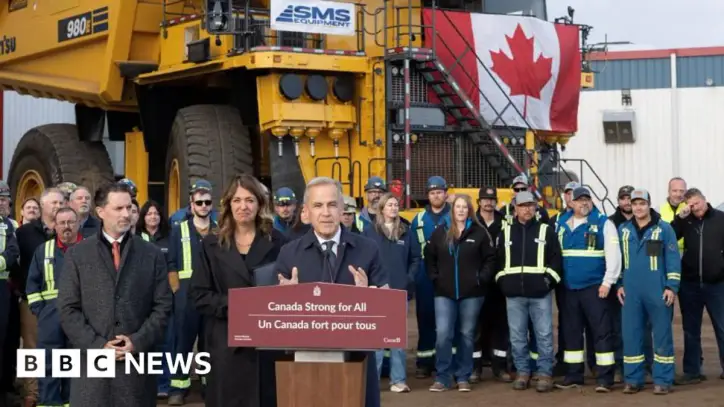 Carney pitches oil pipeline as a response to US-Canada trade war