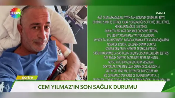 Cem Yılmaz'ın son sağlık durumu!