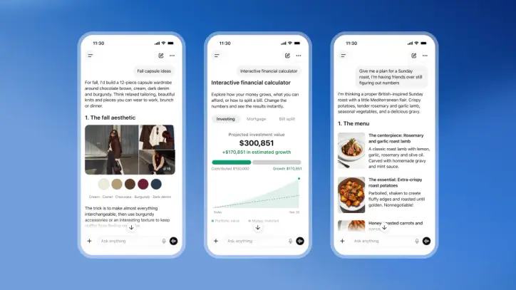 ChatGPT is getting a lot more visual, with the launch of a new interface | TechCrunch