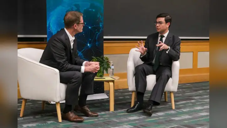 CIA deputy director Michael Ellis ’06 discusses AI and China at Davidson Institute event