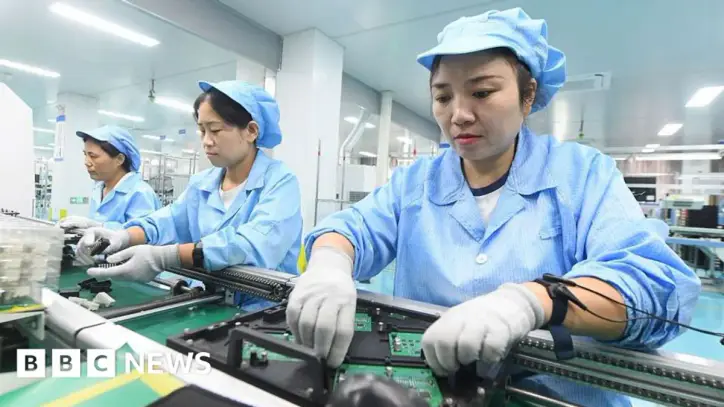 China economy: Growth accelerates as AI export boom outweighs domestic weakness