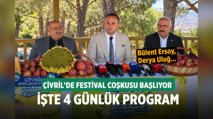 Çivril Elma Festivali Başlıyor: İşte 4 Günlük Program
